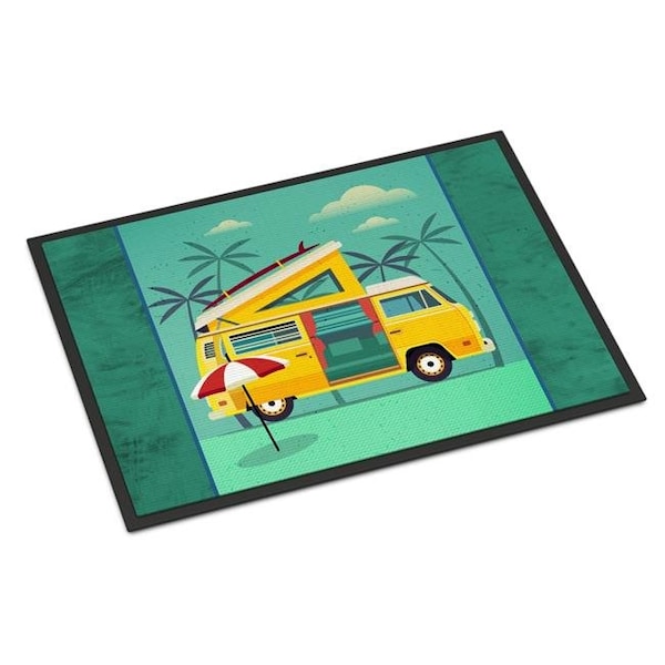 Carolines Treasures BB5477MAT 18 x 27 in. Greatest Adventure Camper Van Indoor or Outdoor Mat BB5477MAT - main